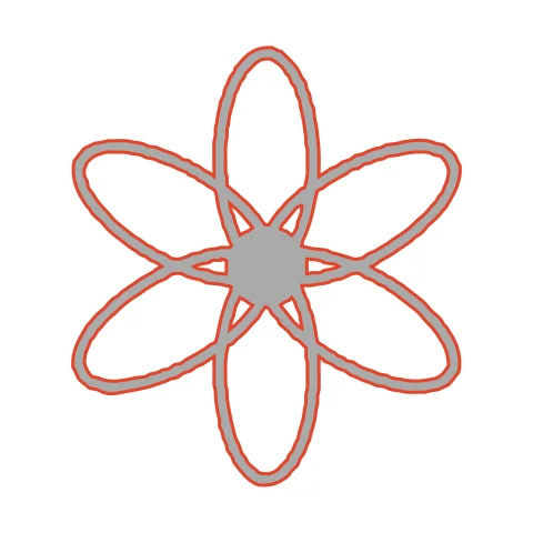 SVG result traced by CutVector with the Laser cut preset