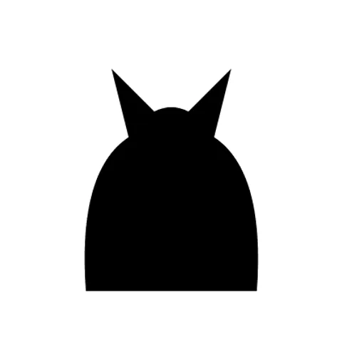 Original PNG example: silhouette cat