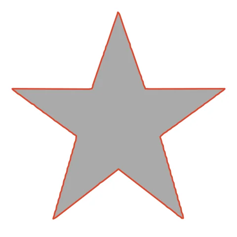 SVG result traced by CutVector with the Laser cut preset