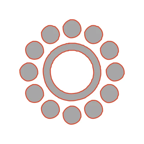 SVG result traced by CutVector with the Cricut cut preset